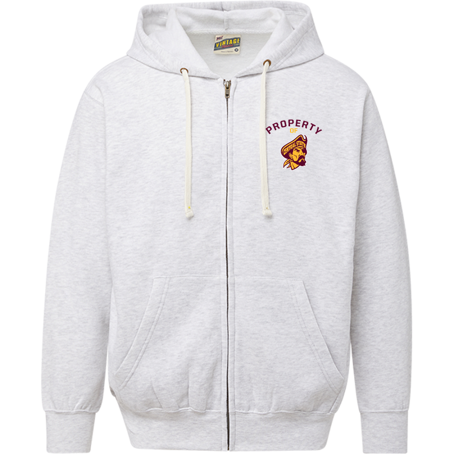 Central State University Marauders Athletics Store <span class="pdp-name-mascot">Central State Marauders</span> MV Sport Men's Vintage Fleece Full-Zip Hoodie