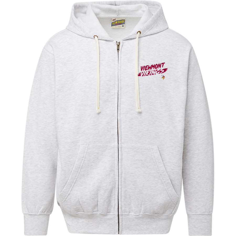 VIEWMONT HIGH SCHOOL VIKINGS <span class="pdp-name-mascot">VIEWMONT VIKINGS</span> MV Sport Men's Vintage Fleece Full-Zip Hoodie