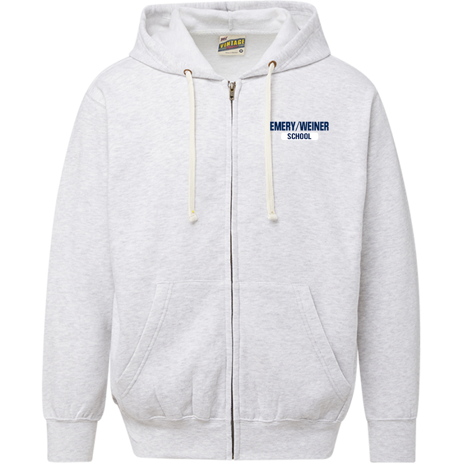 Emery Jaguars <span class="pdp-name-mascot">Emery Jaguars</span> MV Sport Men's Vintage Fleece Full-Zip Hoodie