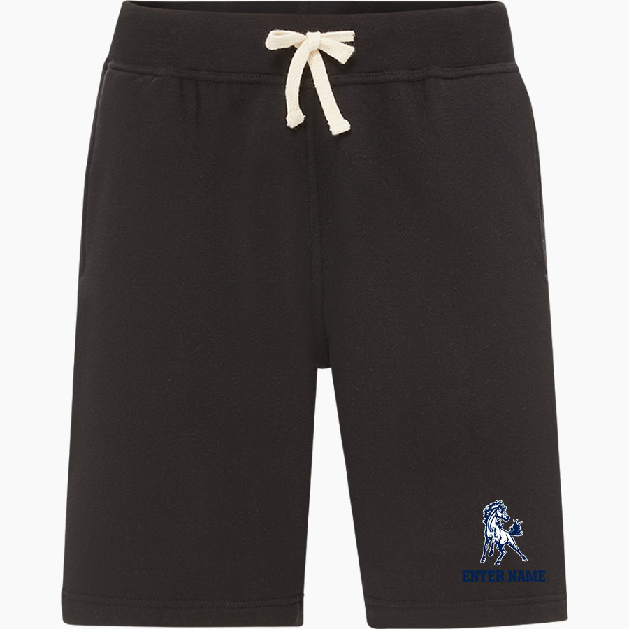 Merrill Mustangs MV Sport Men's Vintage Fleece Short