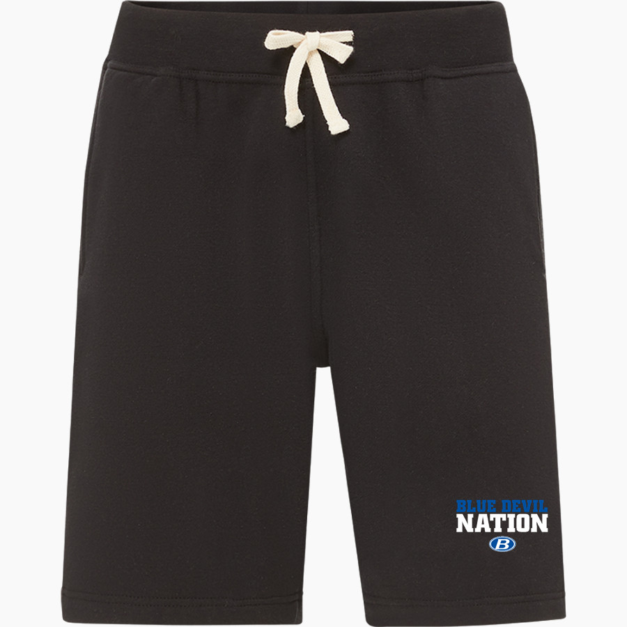 BRUNSWICK ATHLETIC FOUNDATION GO BIG BLUE <span class="pdp-name-mascot">BRUNSWICK BLUE DEVILS</span> MV Sport Men's Vintage Fleece Short