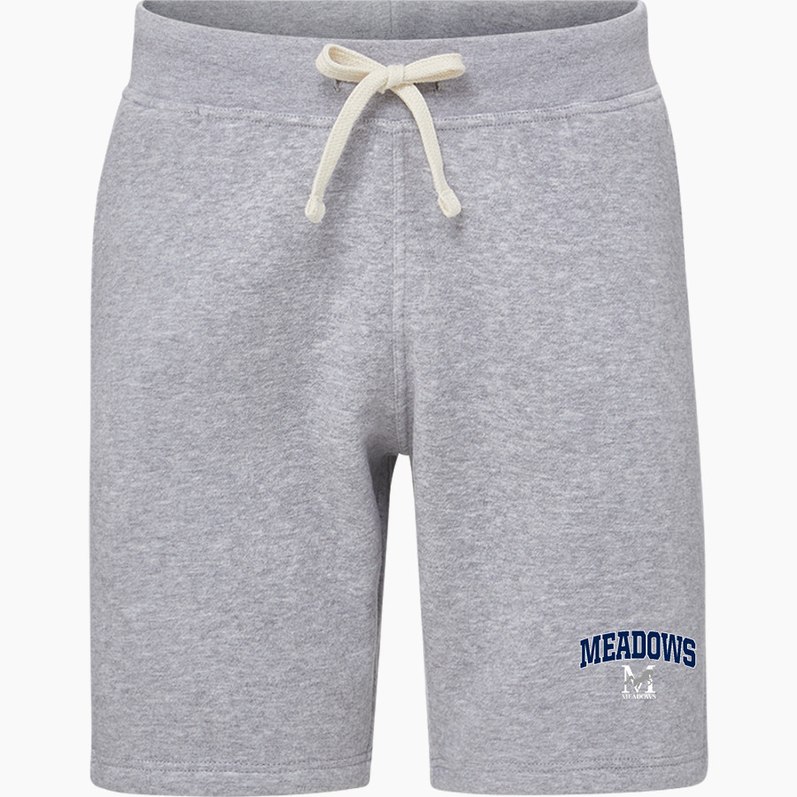 Meadows School The Official Store of the Mustangs <span class="pdp-name-mascot">Meadows School Mustangs</span> MV Sport Men's Vintage Fleece Short