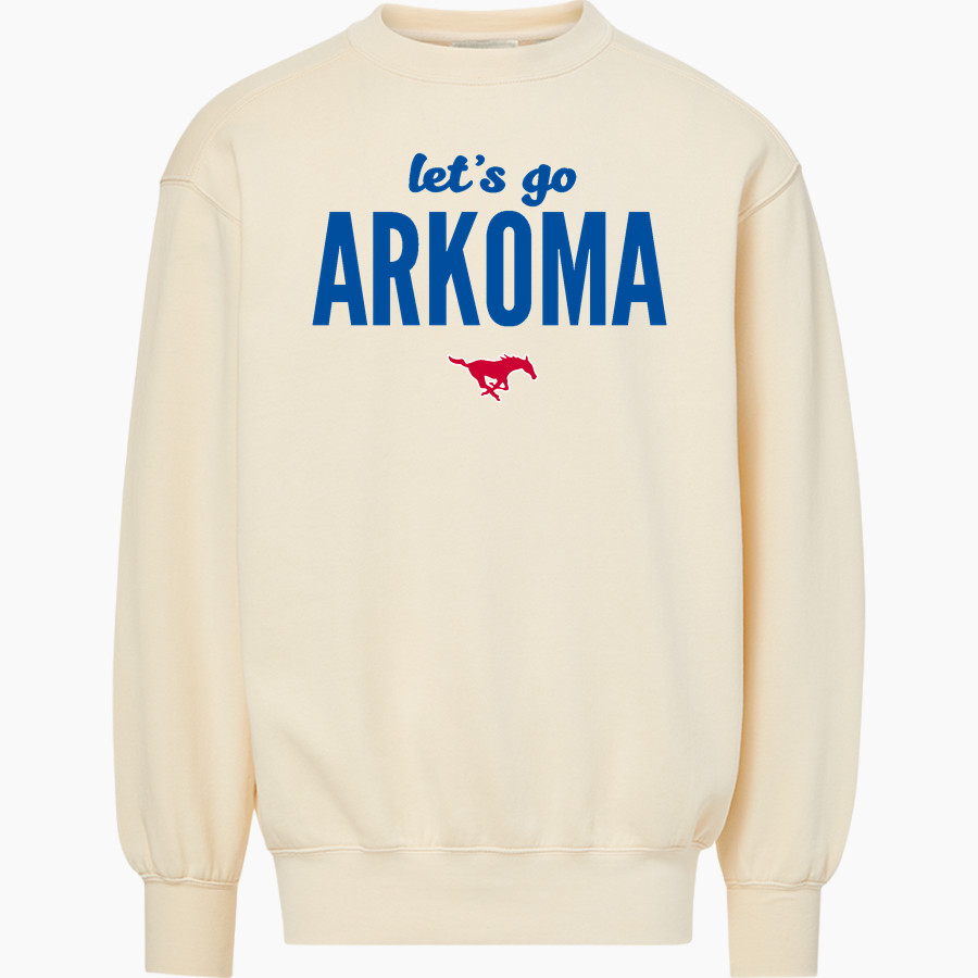 ARKOMA HIGH SCHOOL MUSTANGS <span class="pdp-name-mascot">ARKOMA MUSTANGS</span> MV Sport Men's Coastal Color Crew