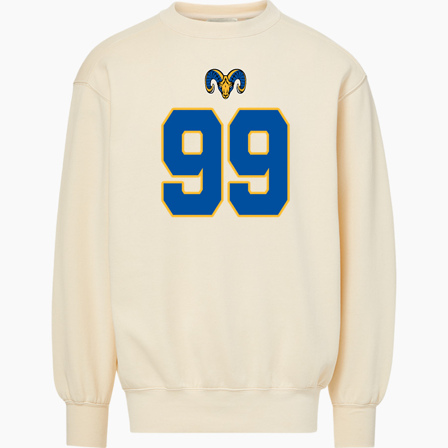 CUBA HIGH SCHOOL RAMS MV Sport Men's Coastal Color Crew