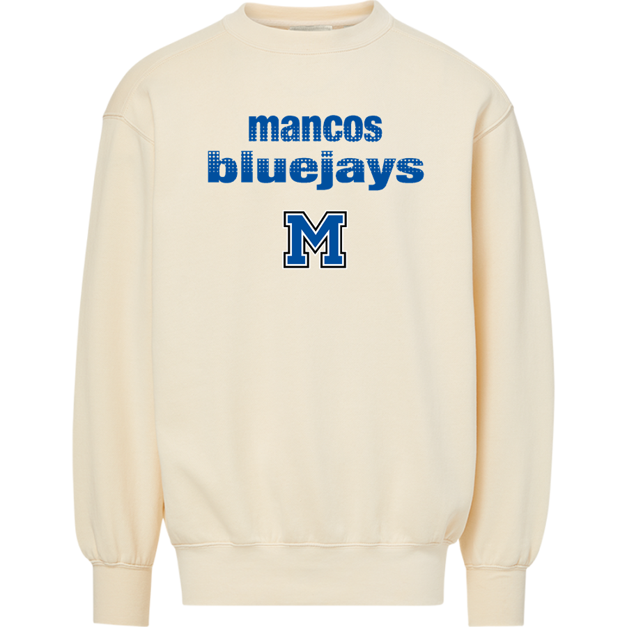 MANCOS HIGH SCHOOL BLUEJAYS <span class="pdp-name-mascot">MANCOS BLUEJAYS</span> MV Sport Men's Coastal Color Crewneck Sweatshirt