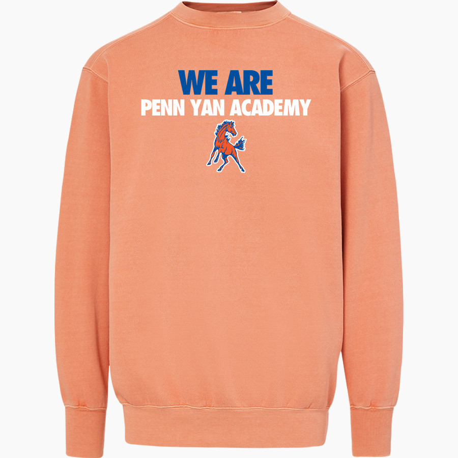 Penn Yan Academy Mustangs MV Sport Men's Coastal Color Crew