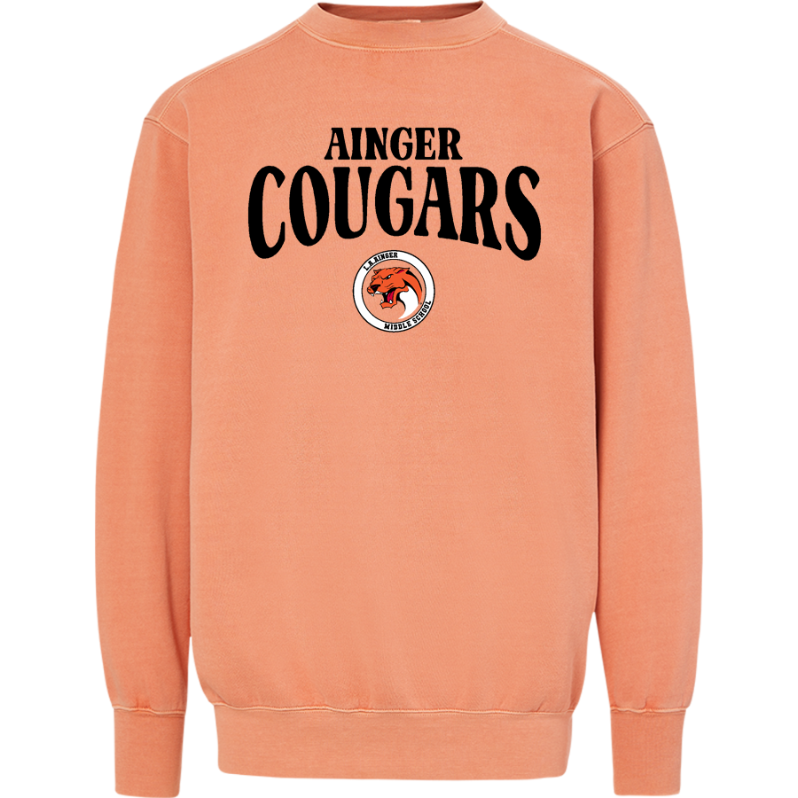 Ainger Cougars <span class="pdp-name-mascot">Ainger Cougars</span> MV Sport Men's Coastal Color Crewneck Sweatshirt