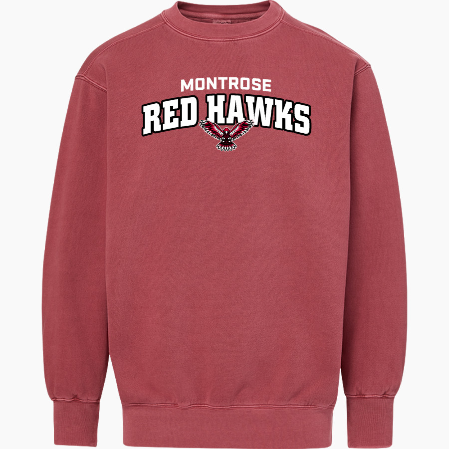 MONTROSE HIGH SCHOOL RED HAWKS MV Sport Men's Coastal Color Crew