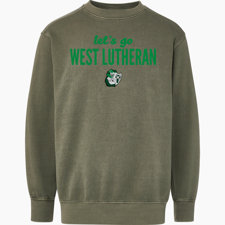 West Lutheran Warriors MV Sport Men's Coastal Color Crew
