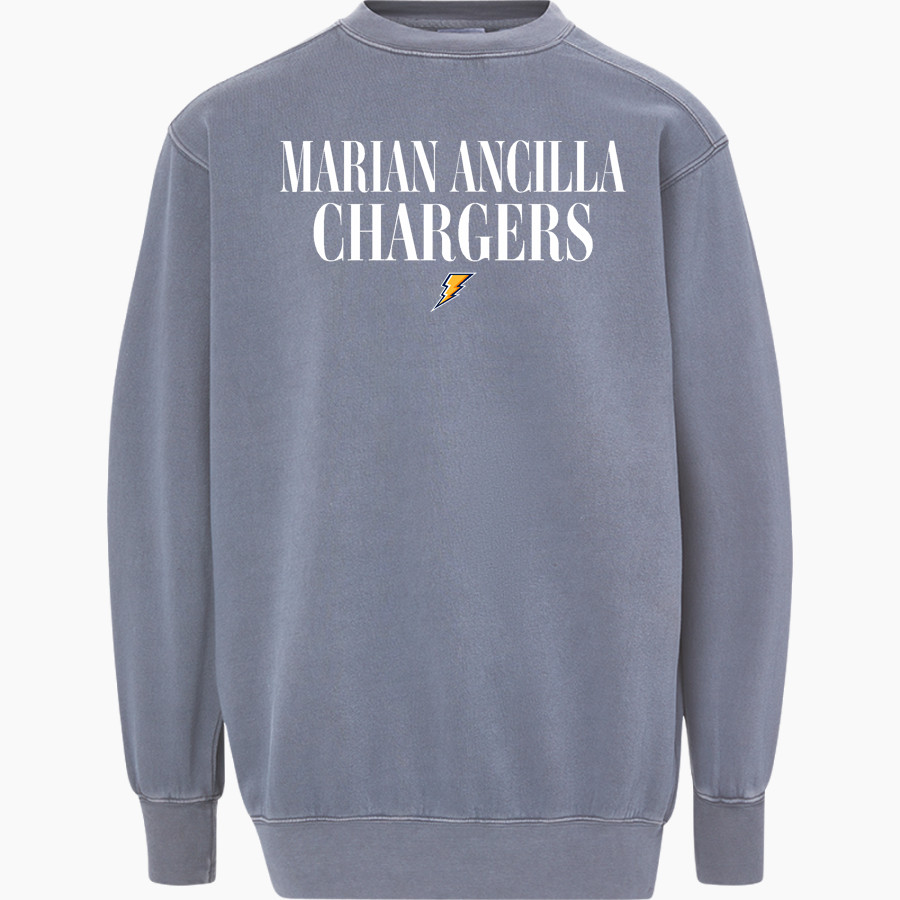 Marian Ancilla Chargers MV Sport Men's Coastal Color Crew