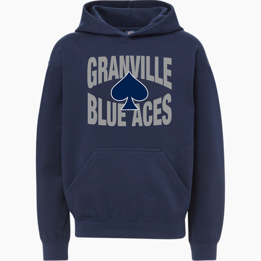 GRANVILLE HIGH SCHOOL BLUE ACES <span class="pdp-name-mascot">GRANVILLE BLUE ACES</span> MV Sport Youth Buddy Hoodie