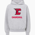 CHURCHILL HIGH SCHOOL CHARGERS MV Sport Youth Buddy Hoodie Front Thumbnail
