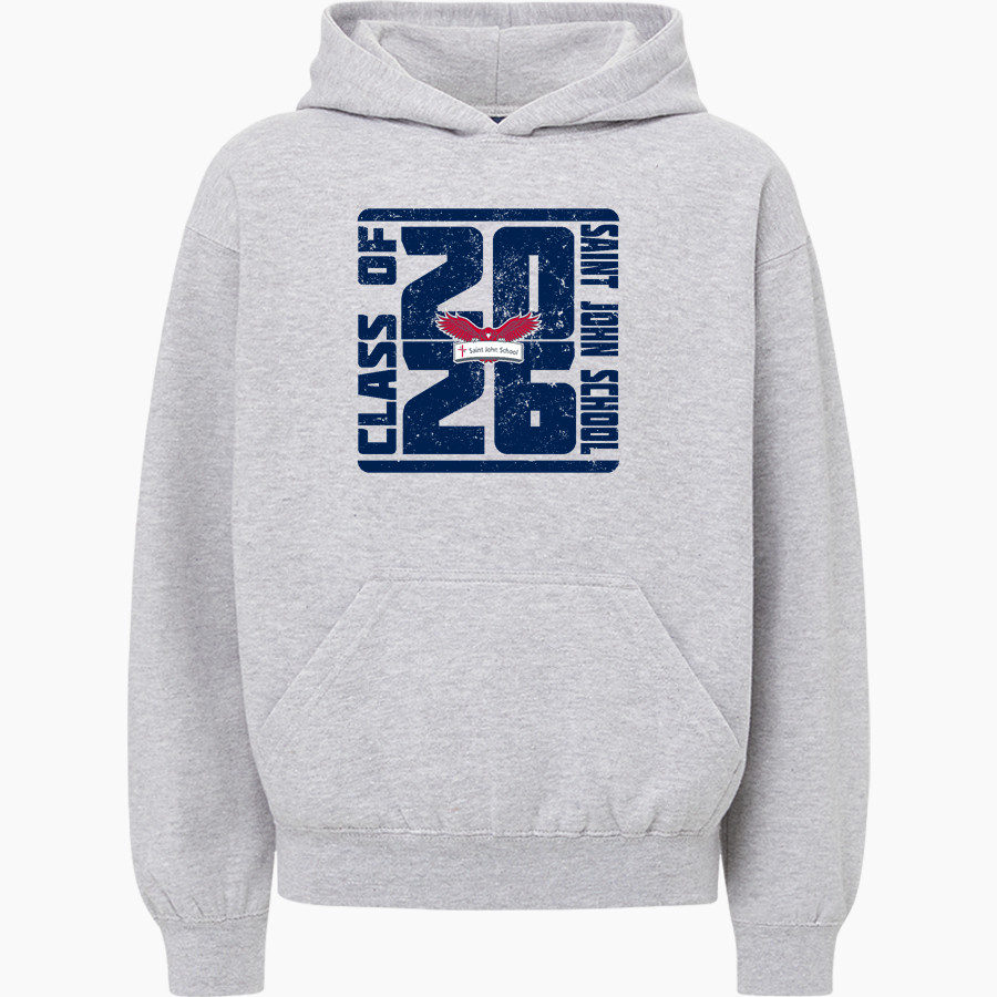 Saint John School Red hawks <span class="pdp-name-mascot">Saint John School Red hawks</span> MV Sport Youth Buddy Hoodie