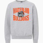 WATERLOO HIGH SCHOOL BULLDOGS <span class="pdp-name-mascot">WATERLOO BULLDOGS</span> MV Sport Youth Buddy Crew Front Thumbnail