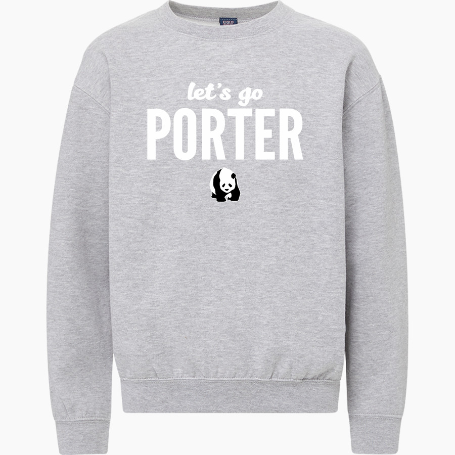Porter Pandas official sideline store <span class="pdp-name-mascot">Porter Elementary School Pandas</span> MV Sport Youth Buddy Crew
