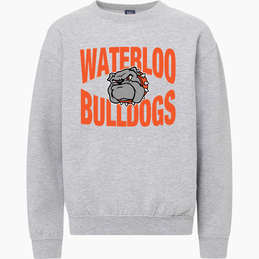 WATERLOO HIGH SCHOOL BULLDOGS <span class="pdp-name-mascot">WATERLOO BULLDOGS</span> MV Sport Youth Buddy Crew