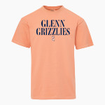 Glenn Grizzlies <span class="pdp-name-mascot">Tom Glenn Grizzlies</span> MV Sport Men's Short Sleeve Coastal Color Tee Front Thumbnail