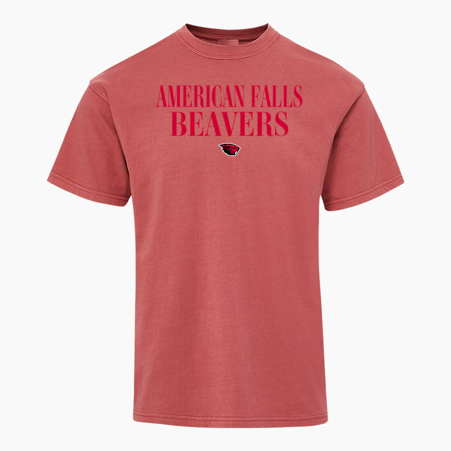 AMERICAN FALLS HIGH SCHOOL BEAVERS <span class="pdp-name-mascot">AMERICAN FALLS BEAVERS</span> MV Sport Men's Short Sleeve Coastal Color Tee