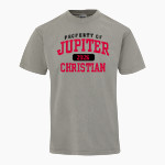 Jupiter Christian Eagles MV Sport Men's Short Sleeve Coastal Color Tee Front Thumbnail