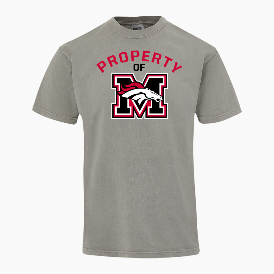 MUSTANG HIGH SCHOOL BRONCOS <span class="pdp-name-mascot">MUSTANG BRONCOS</span> MV Sport Men's Short Sleeve Coastal Color Tee