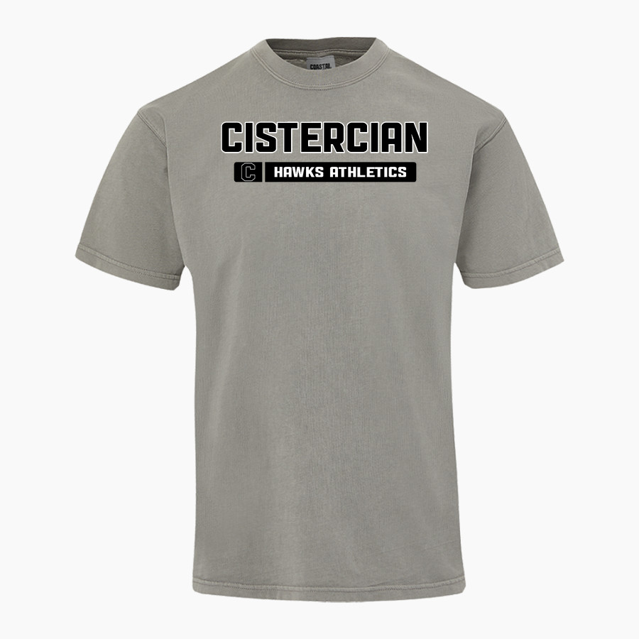 CISTERCIAN PREPARATORY SCHOOL HAWKS MV Sport Men's Short Sleeve Coastal Color Tee