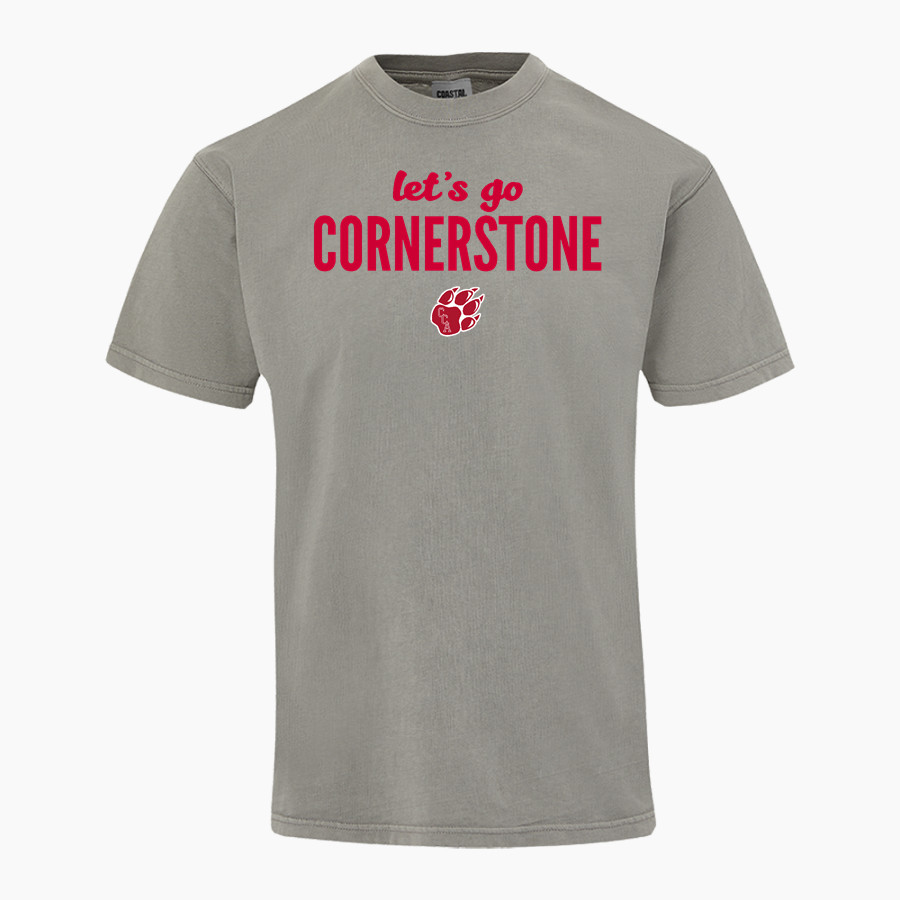 Cornerstone Lions <span class="pdp-name-mascot">Cornerstone Christian Lions</span> MV Sport Men's Short Sleeve Coastal Color Tee
