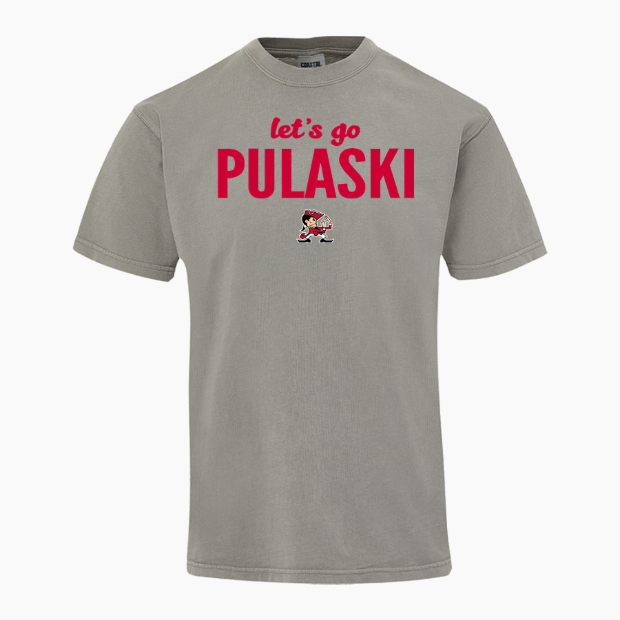 Pulaski Red Raiders MV Sport Men's Short Sleeve Coastal Color Tee