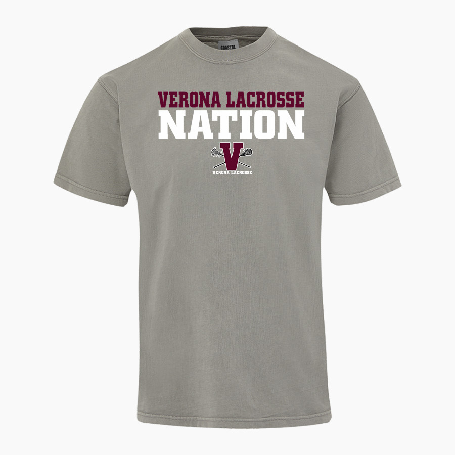 Verona Lacrosse Verona Lacrosse <span class="pdp-name-mascot">Verona Lacrosse</span> MV Sport Men's Short Sleeve Coastal Color Tee