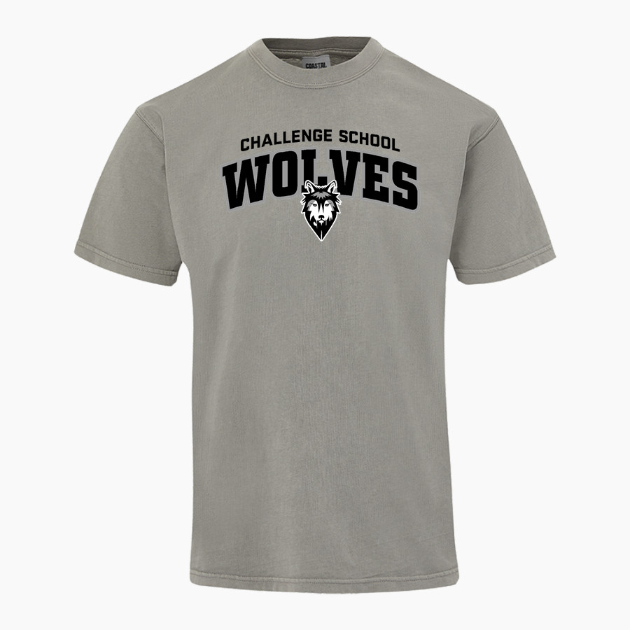 Challenge School Wolves <span class="pdp-name-mascot">Challenge School Wolves</span> MV Sport Men's Short Sleeve Coastal Color Tee