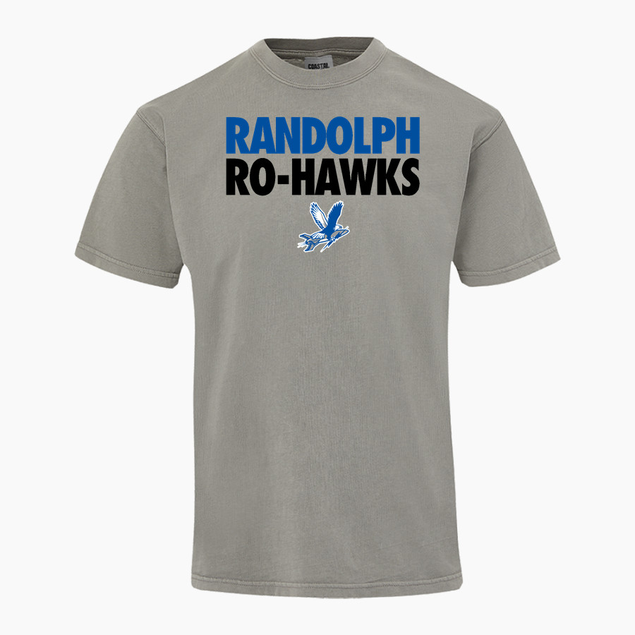 RANDOLPH HIGH SCHOOL RO-HAWKS MV Sport Men's Short Sleeve Coastal Color Tee