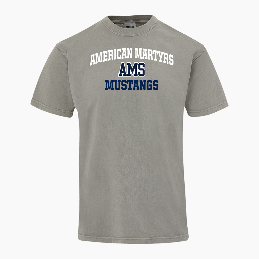 American Martyrs Mustangs <span class="pdp-name-mascot">American Martyrs Mustangs</span> MV Sport Men's Short Sleeve Coastal Color Tee