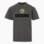 Manassas Park Cougars MV Sport Men's Short Sleeve Coastal Color Tee Front Thumbnail