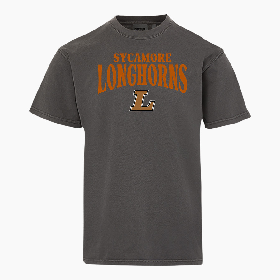 Sycamore Longhorns <span class="pdp-name-mascot">Sycamore Elementary School Longhorns</span> MV Sport Men's Short Sleeve Coastal Color Tee