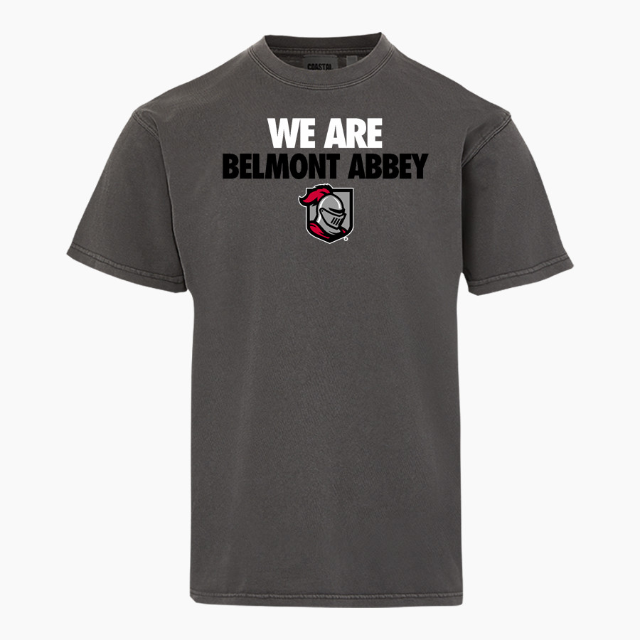 Belmont Abbey College The Official Store of the Crusaders MV Sport Men's Short Sleeve Coastal Color Tee