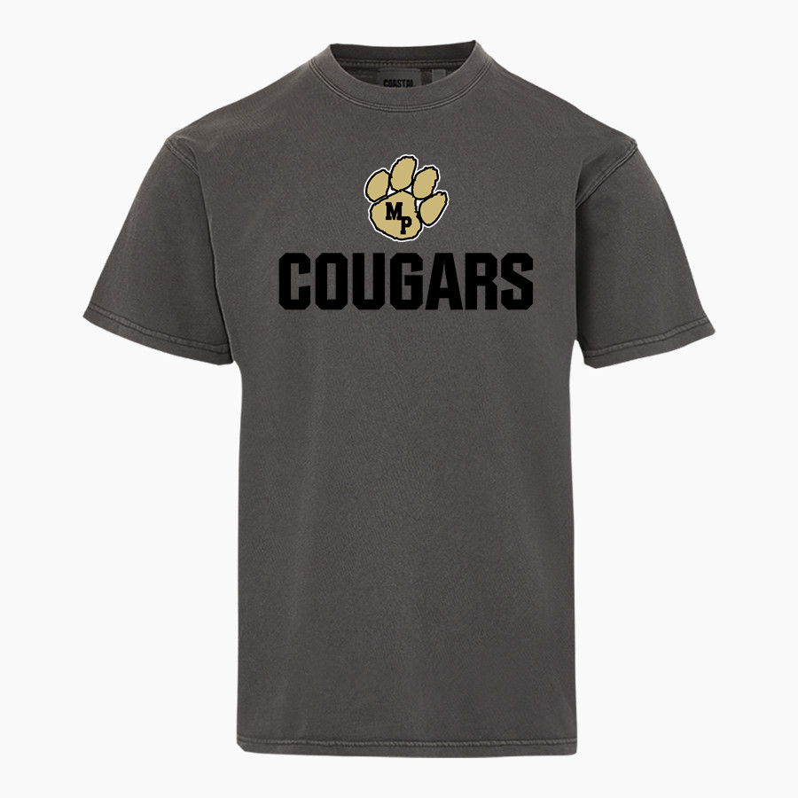 Manassas Park Cougars MV Sport Men's Short Sleeve Coastal Color Tee
