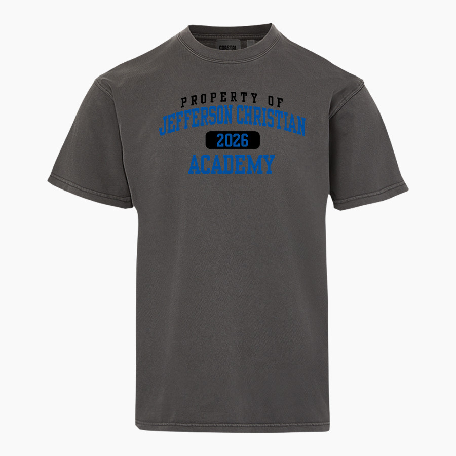 Jefferson Christian Eagles MV Sport Men's Short Sleeve Coastal Color Tee