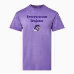 Trevecca University Trojans MV Sport Men's Short Sleeve Coastal Color Tee Front Thumbnail