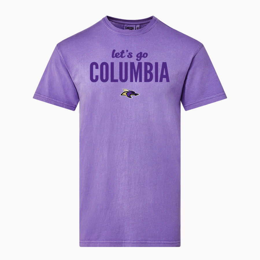 COLUMBIA HIGH SCHOOL COYOTES MV Sport Men's Short Sleeve Coastal Color Tee