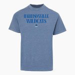 HARRISONVILLE HIGH SCHOOL WILDCATS <span class="pdp-name-mascot">HARRISONVILLE WILDCATS</span> MV Sport Men's Short Sleeve Coastal Color Tee Front Thumbnail