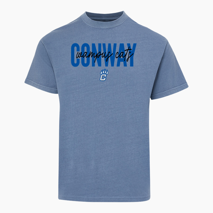 CONWAY HIGH SCHOOL-WEST CAMPUS WAMPUS CATS <span class="pdp-name-mascot">CONWAY WAMPUS CATS</span> MV Sport Men's Short Sleeve Coastal Color Tee