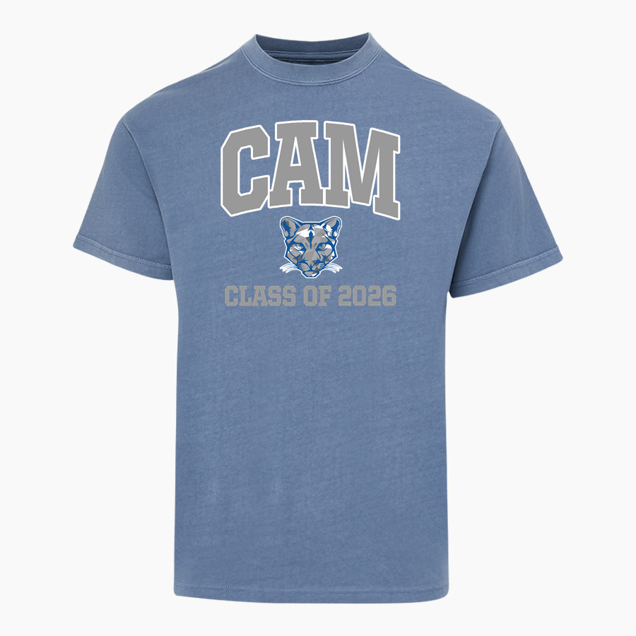 CAM HIGH SCHOOL COUGARS MV Sport Men's Short Sleeve Coastal Color Tee