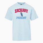 Zachary Broncos <span class="pdp-name-mascot">Zachary Broncos</span> MV Sport Men's Short Sleeve Coastal Color Tee Front Thumbnail