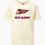 NEW ALBANY HIGH SCHOOL EAGLES MV Sport Youth Coastal Color Tee Front Thumbnail