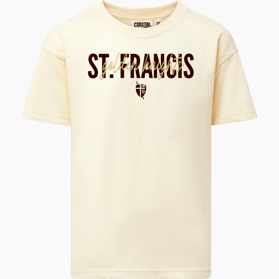 St. FRANCIS HIGH SCHOOL GOLDEN KNIGHTS <span class="pdp-name-mascot">SAINT FRANCIS GOLDEN KNIGHTS</span> MV Sport Youth Coastal Color Tee