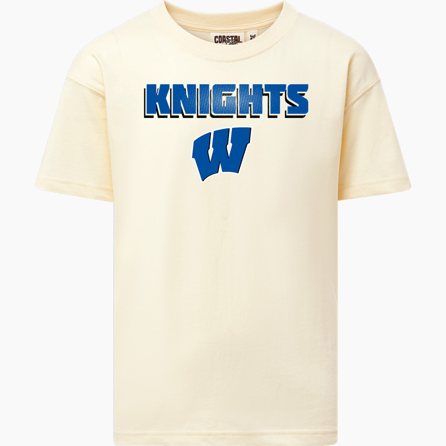 WINDSOR ACADEMY KNIGHTS <span class="pdp-name-mascot">WINDSOR ACADEMY KNIGHTS</span> MV Sport Youth Coastal Color Tee