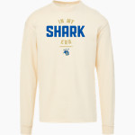 Divine Savior Academy Sharks MV Sport Men's Coastal Color Long Sleeve Tee Front Thumbnail