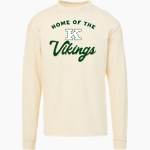 Kinston Vikings <span class="pdp-name-mascot">Kinston Vikings</span> MV Sport Men's Coastal Color Long Sleeve Tee Front Thumbnail