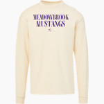 MEADOWBROOK ACADEMY MUSTANGS MV Sport Men's Coastal Color Long Sleeve Tee Front Thumbnail