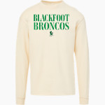 Blackfoot Broncos MV Sport Men's Coastal Color Long Sleeve Tee Front Thumbnail