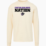 Baldwin High School Fighting Highlanders <span class="pdp-name-mascot">Baldwin Fighting Highlanders</span> MV Sport Men's Coastal Color Long Sleeve Tee Front Thumbnail